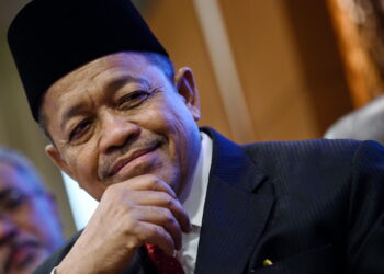 KUALA LUMPUR, 3 April -- Menteri di Jabatan Perdana Menteri Datuk Seri Dr Shahidan Kassim ketika sidang akbar pada pelancaran Majlis Sukarelawan Angkatan Pertahanan Awam Malaysia di Parlimen hari ini.
--fotoBERNAMA (2018) HAK CIPTA TERPELIHARA