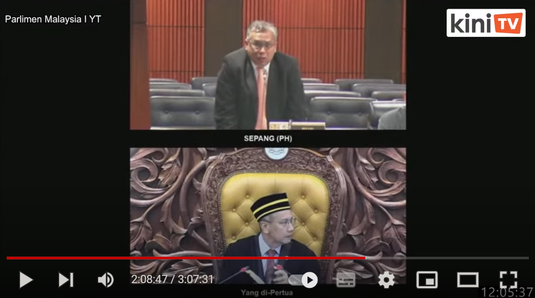 “Since Najib is still an MP, he should come to Parliament but in