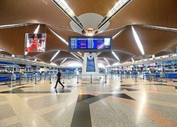KLIA comes in at number 63 on the latest Skytrax World’s Top 100 Airports list. —  AZHAR  MAHFOF/The Star