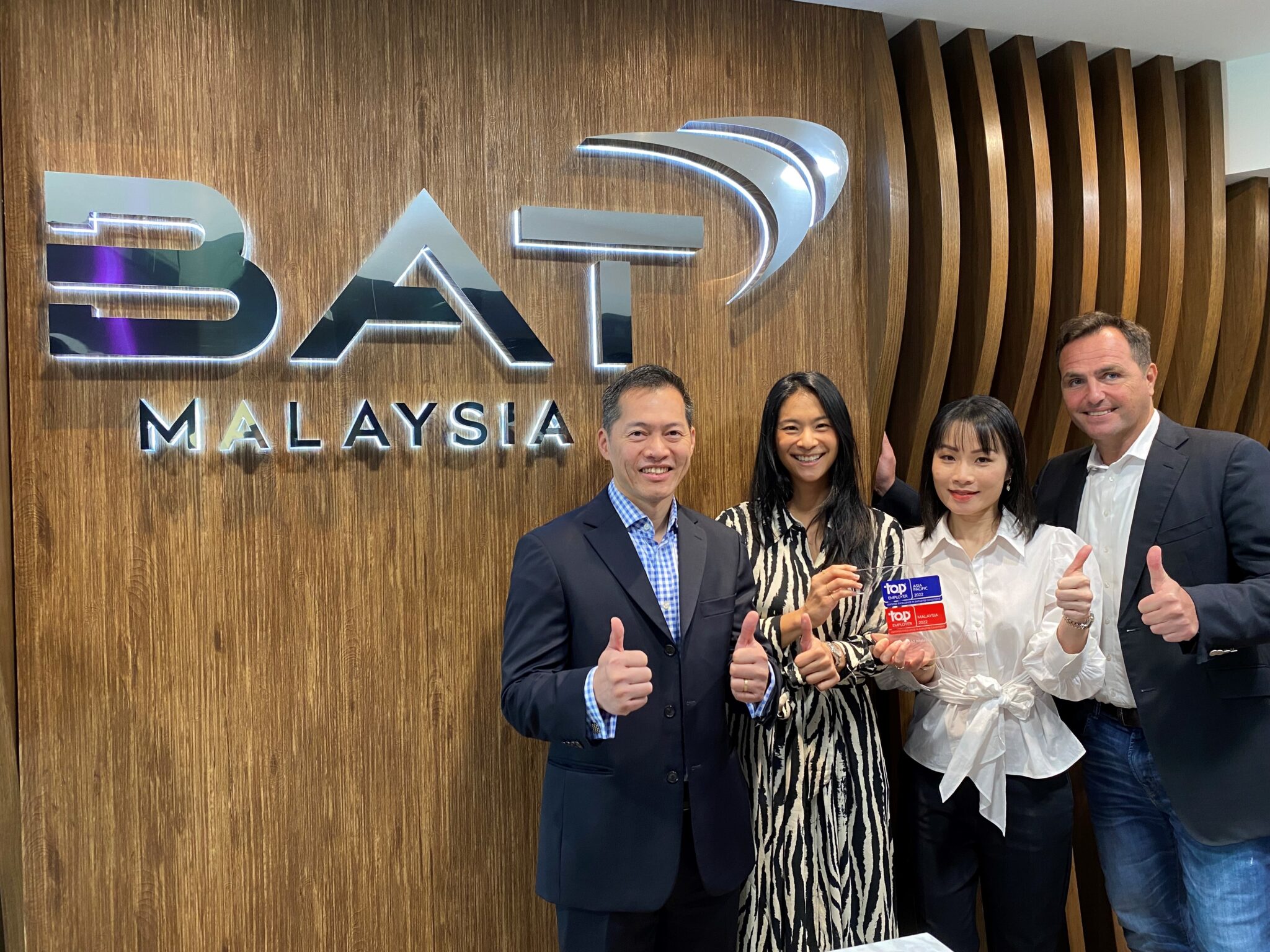 BAT Malaysia retains top employer award for 5th consecutive year ...