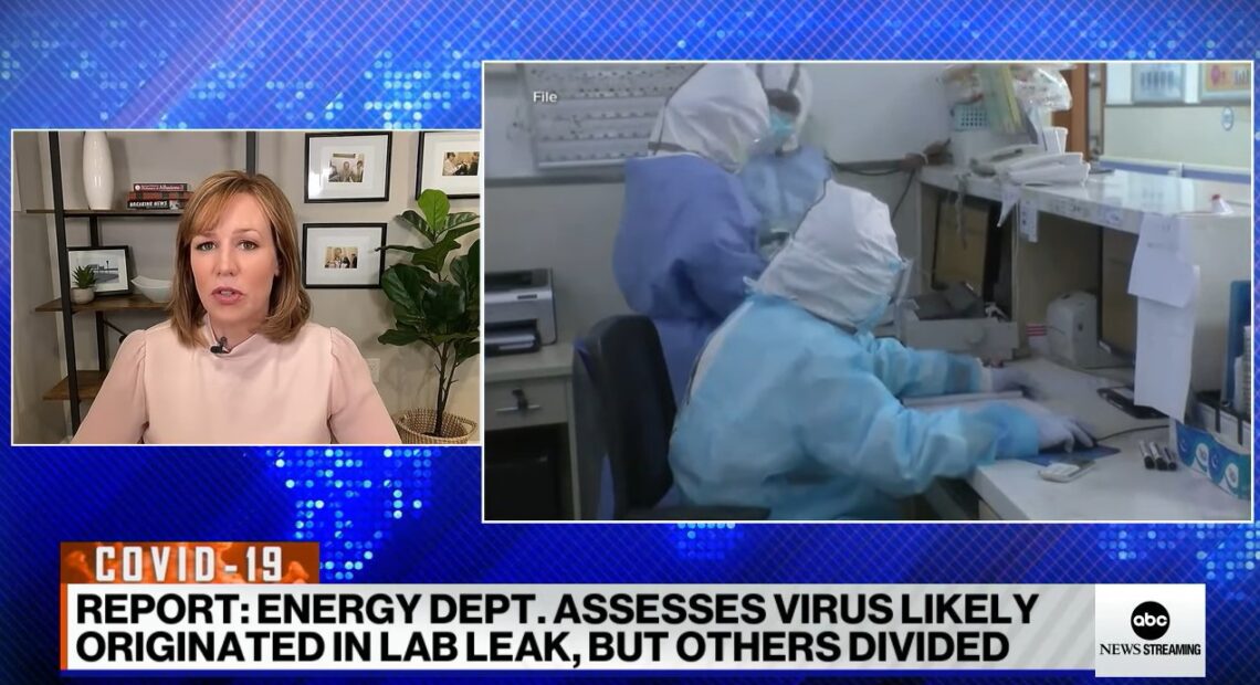 DOE finds COVID19 pandemic possibly caused by accidental lab leak Report