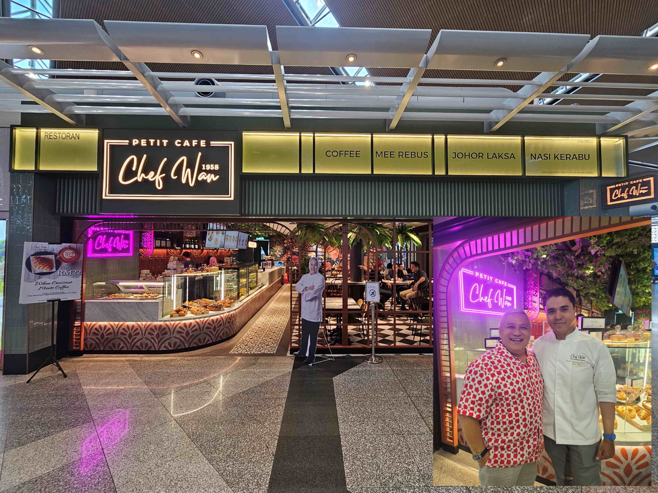 Petit Café Chef Wan unveils its first licensed outlet at KLIA