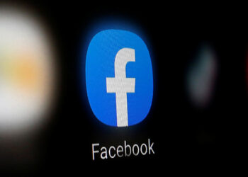 FILE PHOTO: A Facebook logo is displayed on a smartphone in this illustration taken January 6, 2020. REUTERS/Dado Ruvic/Illustration