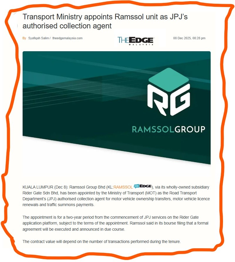JPJ under fire for hiring third party as authorised collection agent ...
