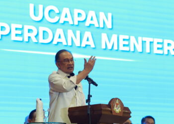 PUTRAJAYA, 5 Jan --   Perdana Menteri Datuk Seri Anwar Ibrahim menyampaikan Amanat Tahun 2026 pada Perhimpunan Bulanan Jabatan Perdana Menteri di Auditorium Puspanitapuri hari ini.

--fotoBERNAMA (2026) HAK CIPTA TERPELIHARA