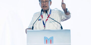 MELAKA, 16 Ogos -- Perdana Menteri yang juga Presiden Parti Keadilan Rakyat (PKR) Datuk Seri Anwar Ibrahim ketika sesi penggulungan pada Kongres Nasional PKR 2026 di Pusat Dagangan Antarabangsa Melaka (MITC), Ayer Keroh hari ini.

-- fotoBERNAMA (2026) HAK CIPTA TERPELIHARA