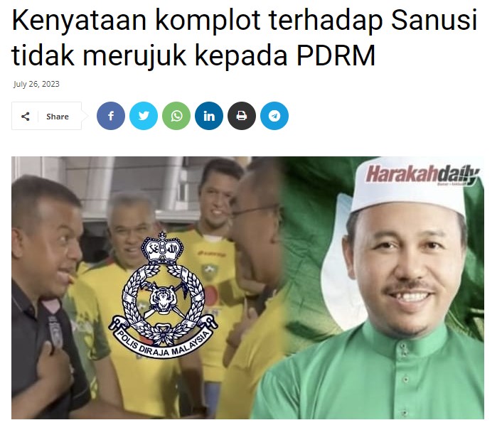 Has Sanusi been caught napping as PAS Kedah now admits conspiracy to ...