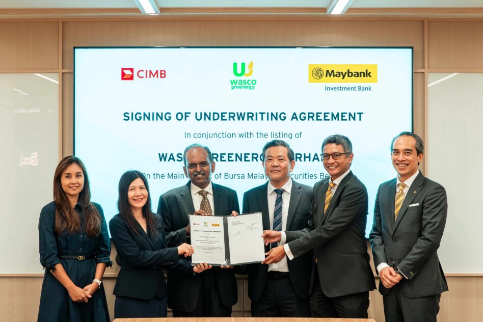 Wasco Greenergy inks underwriting agreement with CIMB, Maybank ahead of Main Market listing