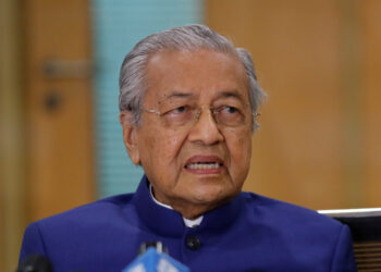 Malaysia's former prime minister Mahathir Mohamad, speaks at a press conference in Kuala Lumpur on August 7, 2020 to announce the formation of a new political party. (Photo by Vincent Thian / POOL / AFP) (Photo by VINCENT THIAN/POOL/AFP via Getty Images)