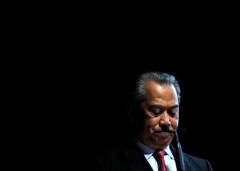 Malaysian Deputy Prime Minister Muhyiddin Yassin pauses during the launching of ASEAN SME Showcase and Conference (ASSC) 2015 at the Kuala Lumpur Convention Centre in Kuala Lumpur on May 25, 2015. The Malaysian Insider/Najjua Zulkefli