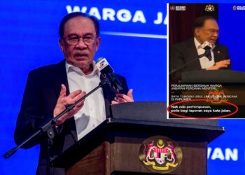 YAB Perdana Menteri, Dato' Seri Anwar Ibrahim, semasa sesi perjumpaan bersama warga JPM di Puspanita, Putrajaya. 21 Julai 2025. IZZUDDIN ABD RADZAK/Pejabat Perdana Menteri.

NO SALES; NO ARCHIVE; RESTRICTED TO EDITORIAL USE ONLY. NOTE TO EDITORS: This handout videos may only be used for editorial reporting purposes for the contemporaneous illustration of events, things or the people in the visual or facts mentioned in the caption. Reuse of the videos may require further permission. MANDATORY CREDIT - Izzudd
