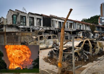 SUBANG JAYA, 7 April -- Keadaan kediaman penduduk dan kenderaan yang musnah seperti bandar mati ketika tinjauan fotoBernama di lokasi kejadian kebakaran saluran gas di Jalan Putra Harmoni, Putra Heights hari ini. 

Tinjauan Bernama turut mendapati beberapa penduduk juga masih lagi memeriksa keadaan kediaman dan harta benda masing-masing.

Kebakaran saluran gas Petronas pada 8.10 pagi Selasa lepas mengakibatkan api menjulang setinggi lebih 30 meter dengan suhu mencecah 1,000 darjah Celsius dan mengambil masa hampir lapan jam untuk dipadamkan sepenuhnya.

--fotoBERNAMA (2025) HAK CIPTA TERPELIHARA