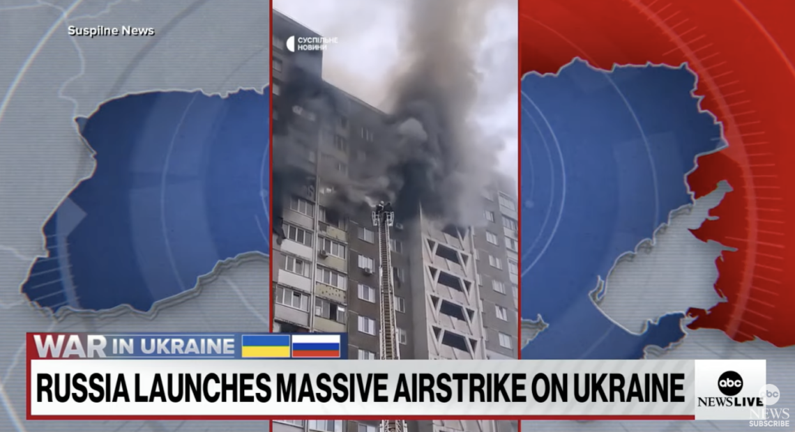 Russian missiles strike multiple Ukraine cities, including Kyiv