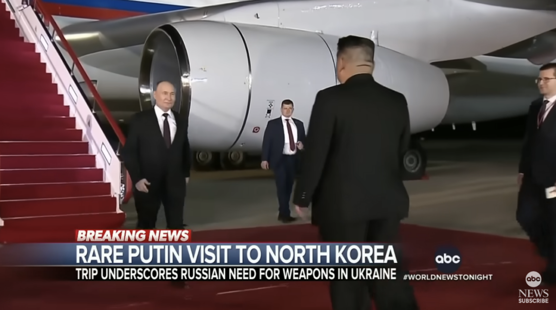 Putin Makes Rare Visit To North Korea To Meet With Kim Jong Un