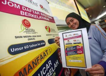 Yayasan Warisan Anak Selangor (YAWAS) staff Farhana Faizal, 27, posing with the poster of the launched event at SUK Selangor building. — IZZRAFIQ ALIAS/The Star