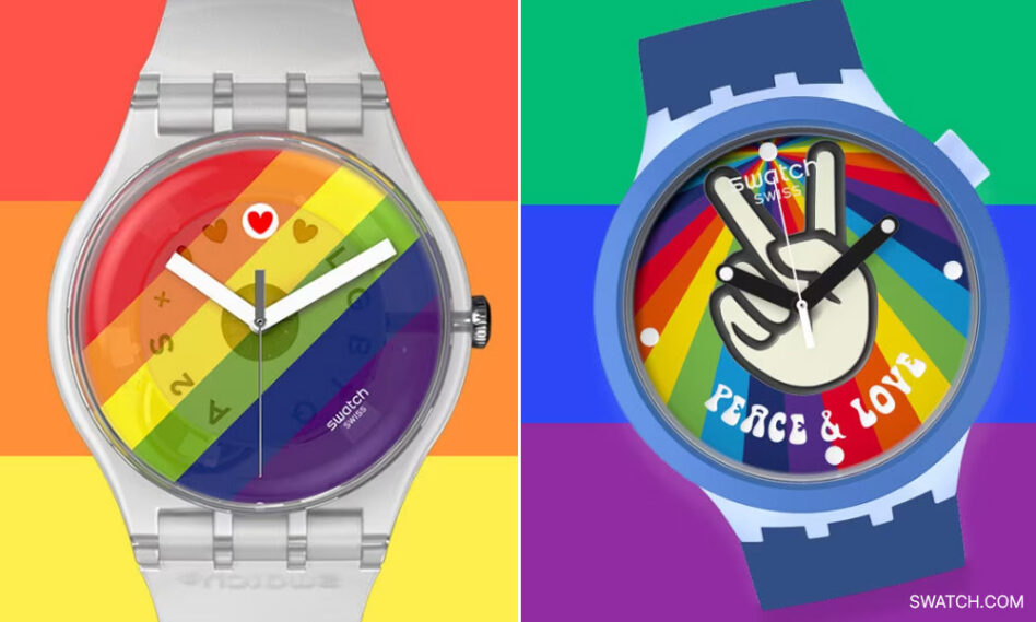 Swatch rainbow hotsell watch strap