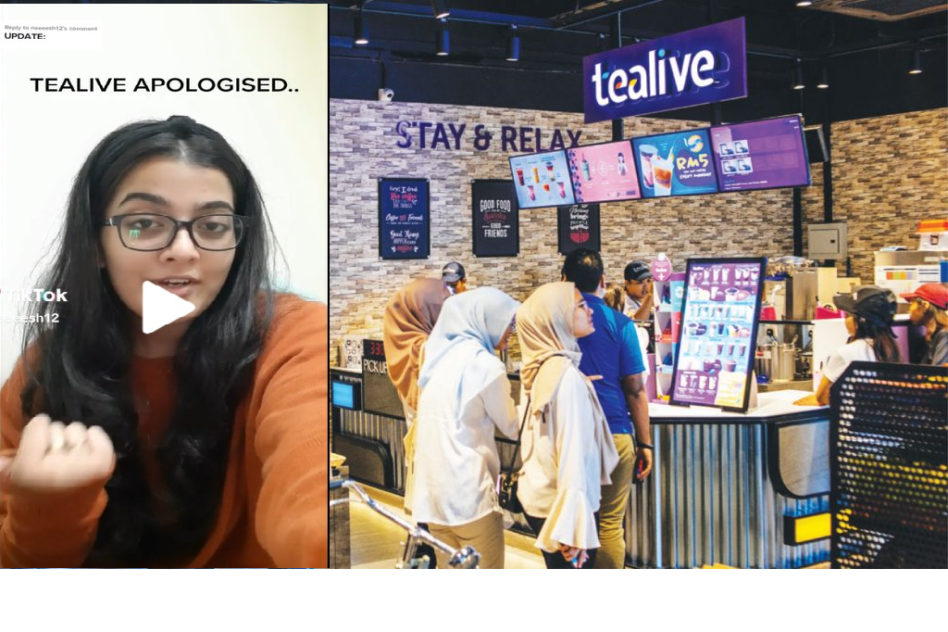 Tealive apologises twice to job applicant in centre of “Malay only