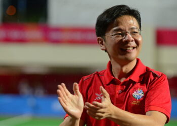 FILE PHOTO: Singapore Minister Lawrence Wong seen in this picture at the Southeast Asian Games in 2015. Prime Minister Lee Hsien Loong has said Wong would succeed him as PM. Mandatory Credit: Singapore SEA Games Organising Committee / Action Images via Reuters/File Photo